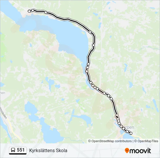 551  Line Map