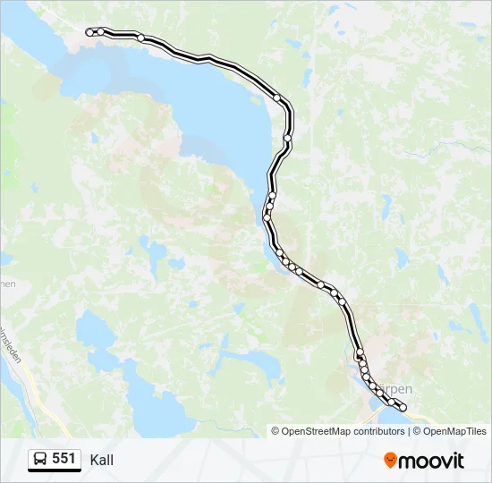 551  Line Map