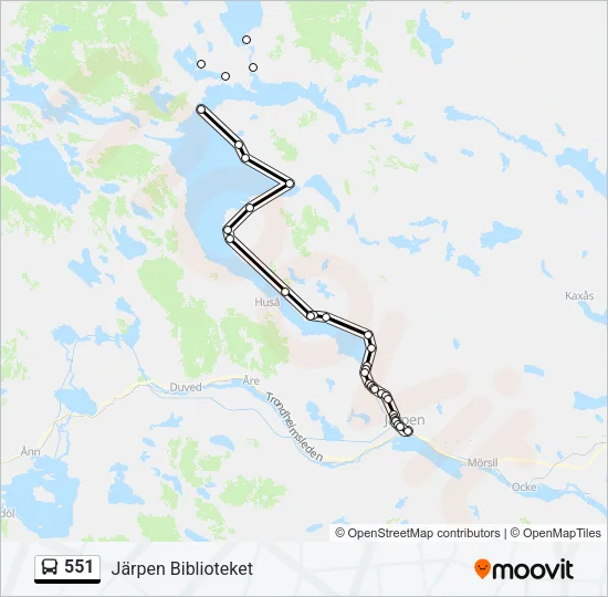 551  Line Map