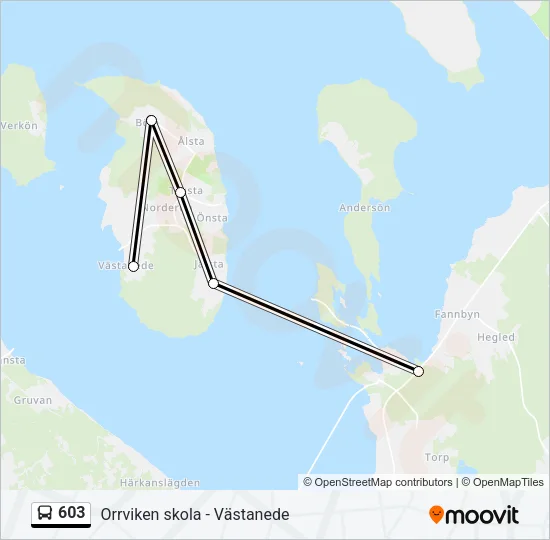 603  Line Map
