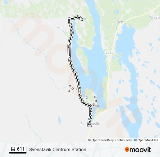 611  Line Map