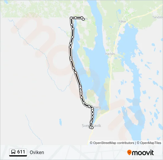 611  Line Map