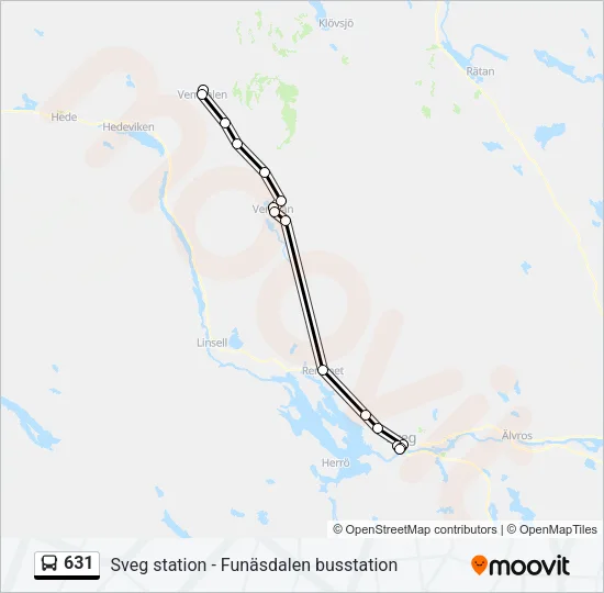 631  Line Map