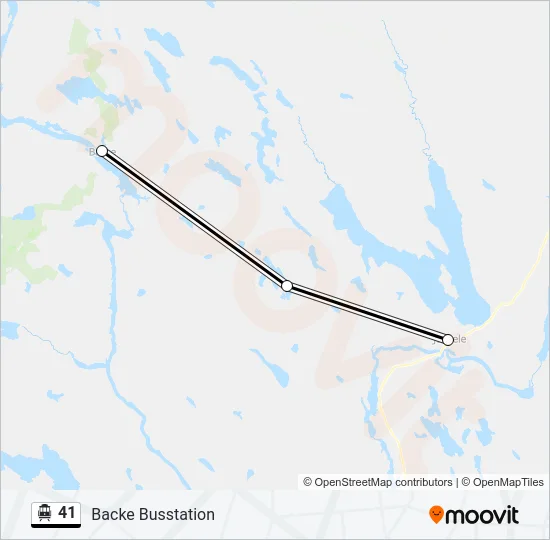 41 Cable Car Line Map