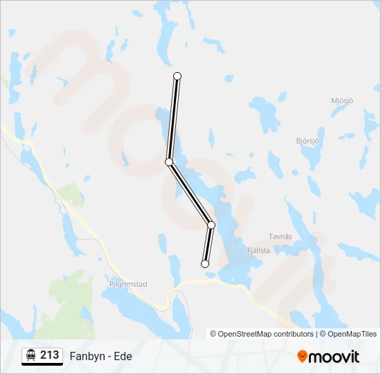 213 Cable Car Line Map