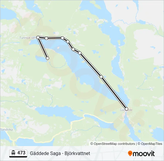 473 Cable Car Line Map
