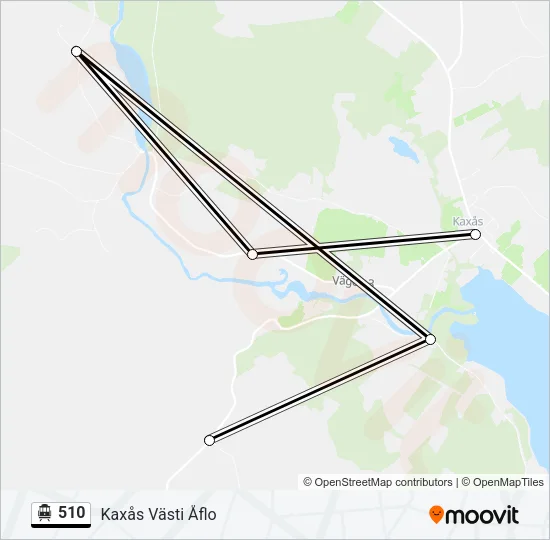510 Cable Car Line Map