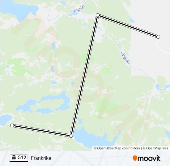 512 cable car Line Map