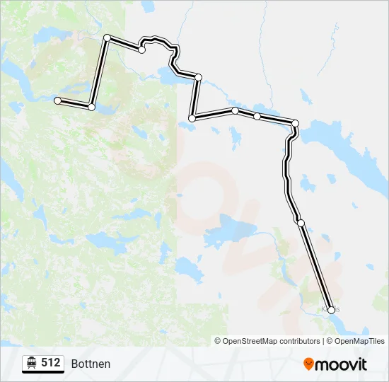 512 Cable Car Line Map
