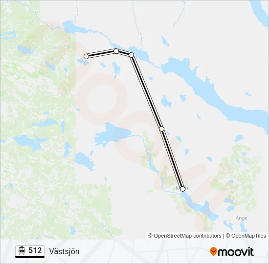 512 Cable Car Line Map