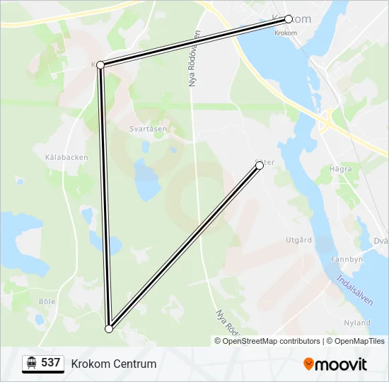 537 Cable Car Line Map
