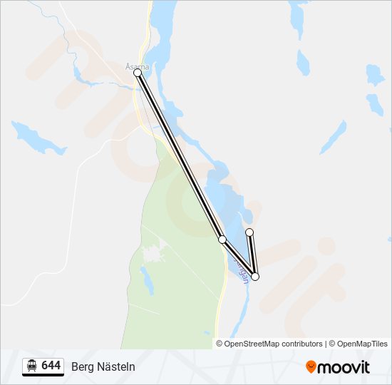 644 cable car Line Map