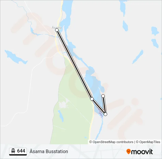 644 Cable Car Line Map