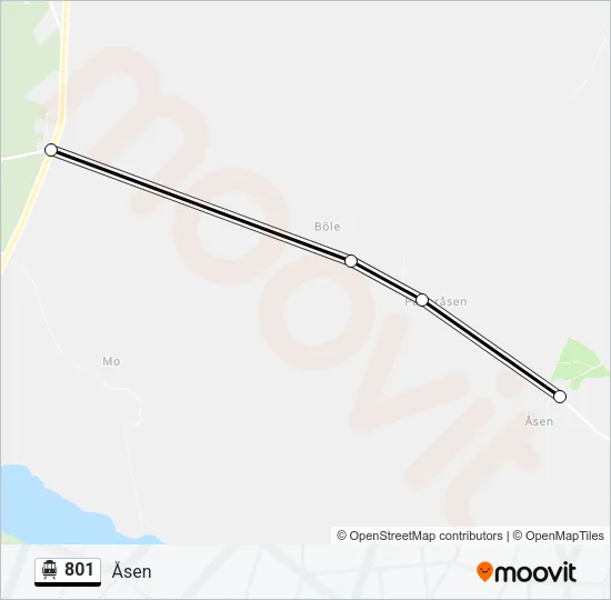 801 Cable Car Line Map