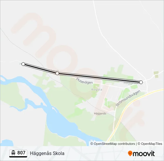 807 Cable Car Line Map