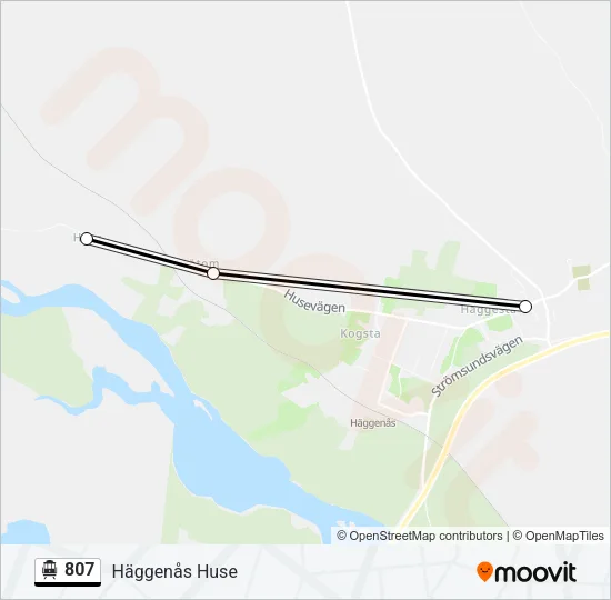807 Cable Car Line Map