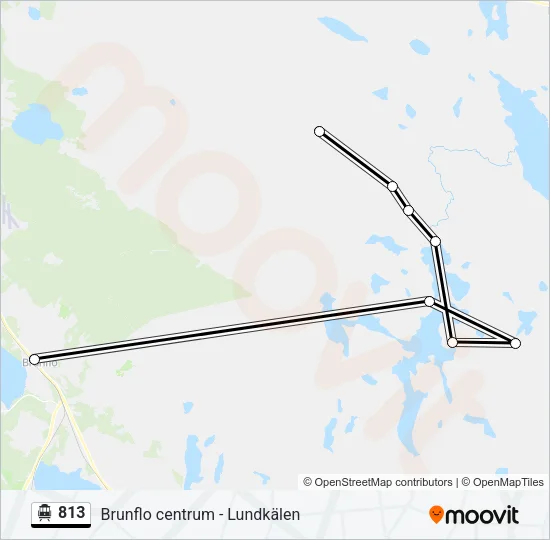 813 Cable Car Line Map