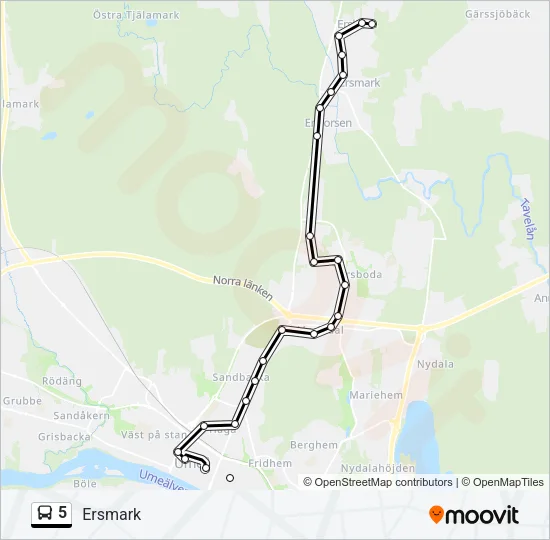 5  Line Map