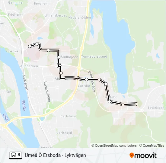 8  Line Map