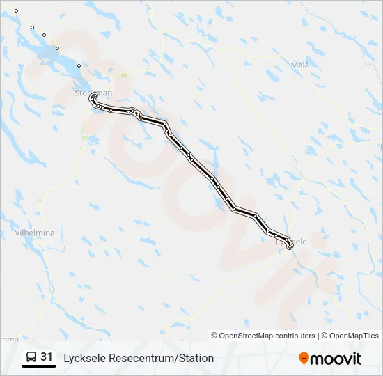 31 Bus Line Map