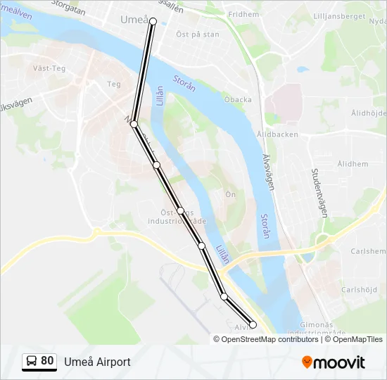 80  Line Map