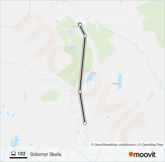 102 Bus Line Map