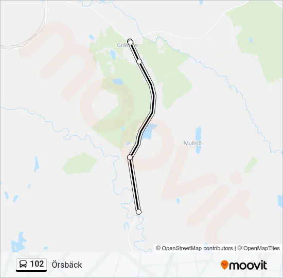 102 Bus Line Map