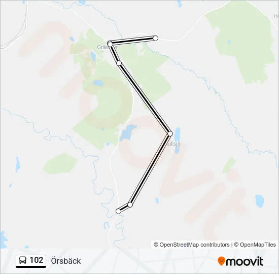 102 Bus Line Map