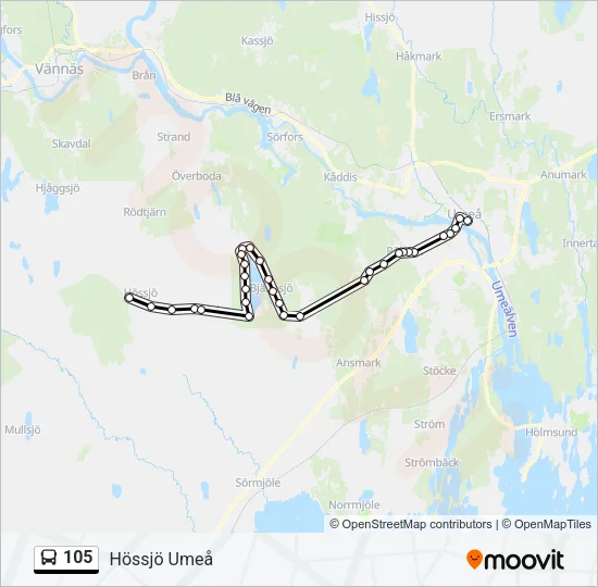 105  Line Map