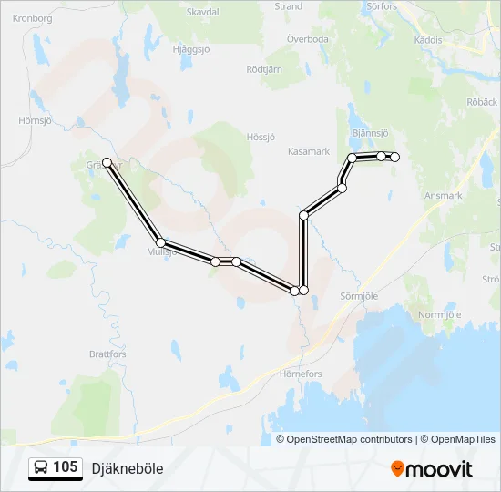 105  Line Map