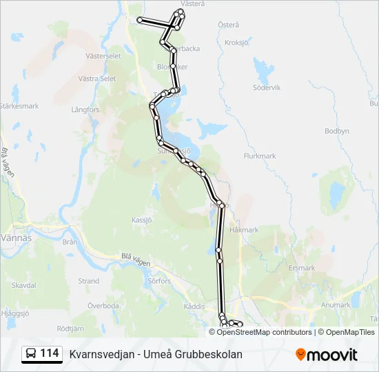 114  Line Map