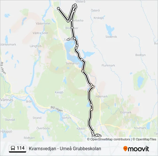 114  Line Map