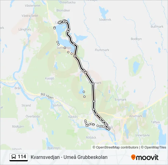 114  Line Map