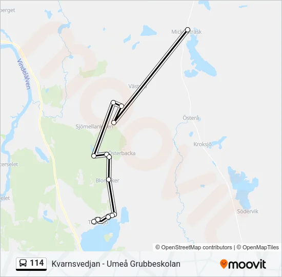 114  Line Map