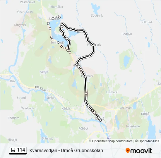 114  Line Map