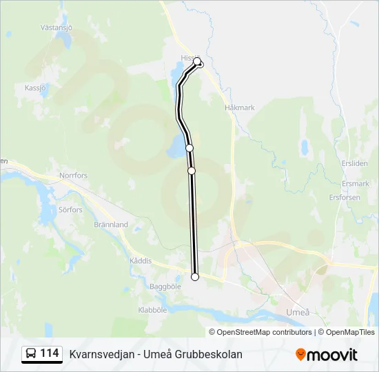 114  Line Map