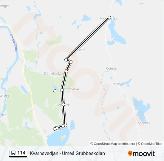 114  Line Map