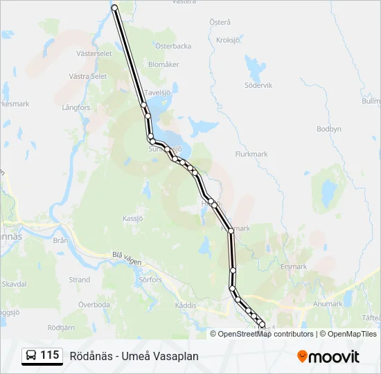 115  Line Map