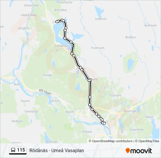 115  Line Map