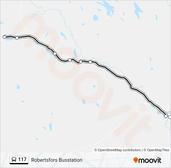 117 Bus Line Map