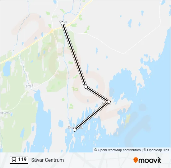 119  Line Map