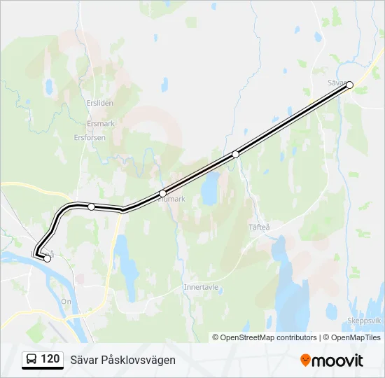 120  Line Map