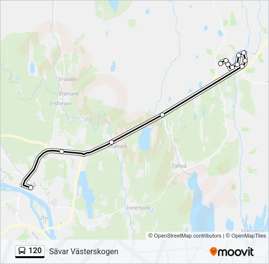120  Line Map