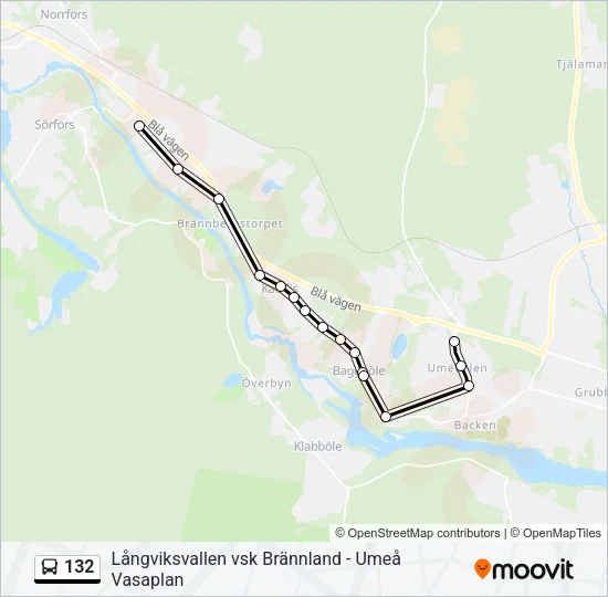 132  Line Map