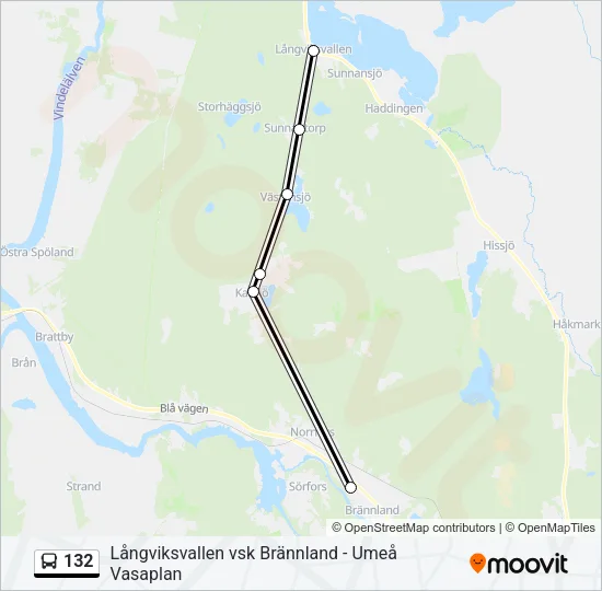 132  Line Map
