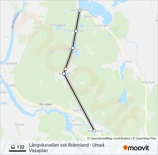 132  Line Map