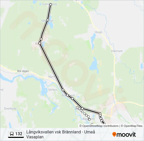 132  Line Map