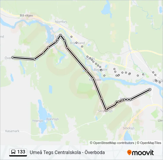 133  Line Map