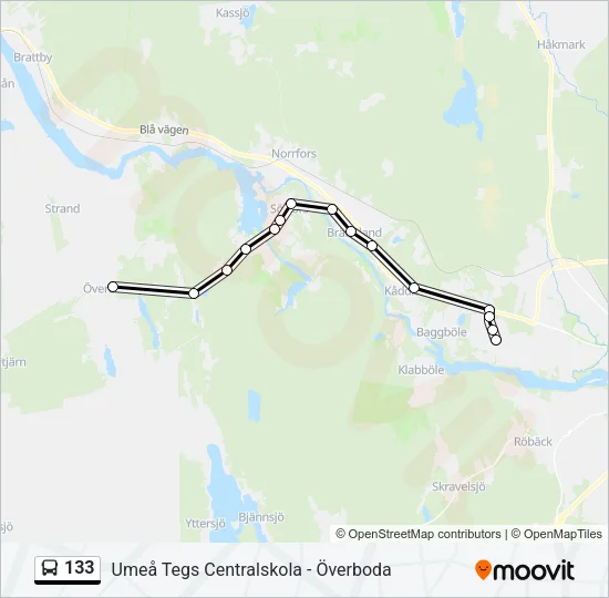 133  Line Map