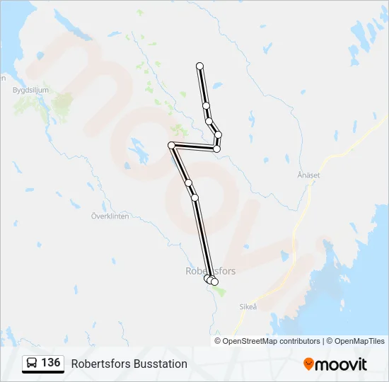 136  Line Map